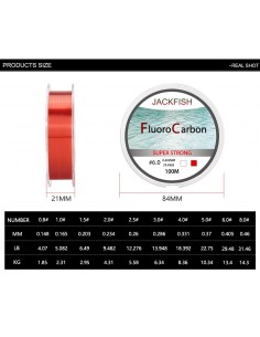 Флюорокарбон JackFish 100м,... 2