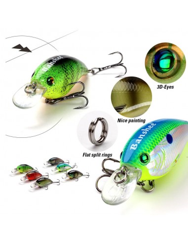 Воблер Banshee VC01, 6cм, 10г, Crankbait