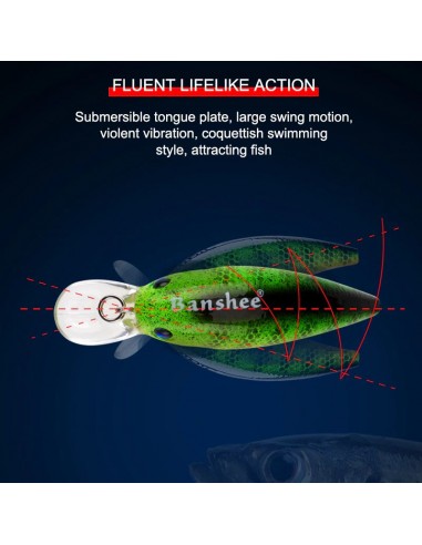 Воблер Banshee VC01, 6cм, 10г, Crankbait