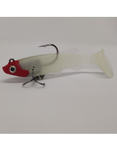 Силиконовая приманка оснащенная, 8см,...