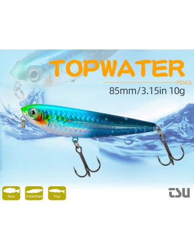 Воблер TSURINOYA DW-12, 8,5 см, 10г,...