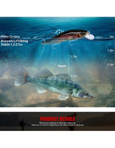 Воблер PROBEROS DW403, 12 см, 14.5г,...