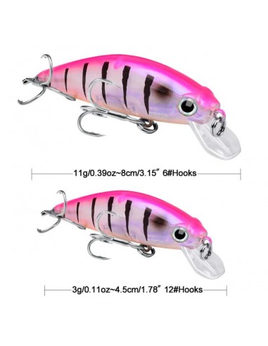 Воблер PROBEROS DW457-A 8 см 11г,...