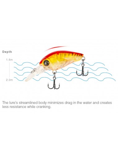 Воблер TSURINOYA Mini Crank, 3,5см,...