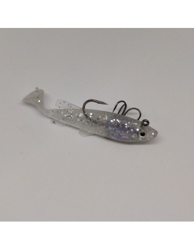 Силиконовая приманка оснащенная, 8см,...