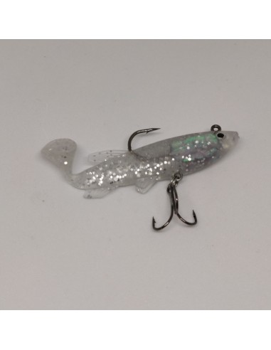 Силиконовая приманка оснащенная, 8см,...