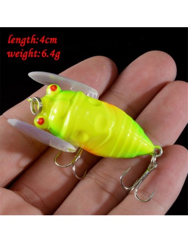 Воблер, цикада, 4см, 6,4г, цвет 3E