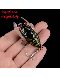 Воблер, цикада, 4см, 6,4г,...