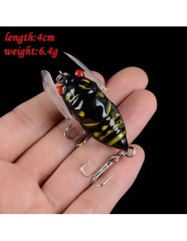 Воблер, цикада, 4см, 6,4г, цвет 3C