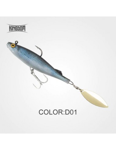 Силиконовая приманка с тейлспиннером,...