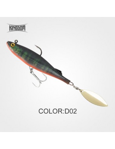 Силиконовая приманка с тейлспиннером,...