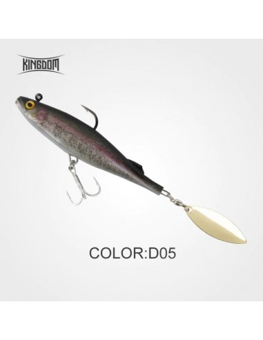 Силиконовая приманка с тейлспиннером,...