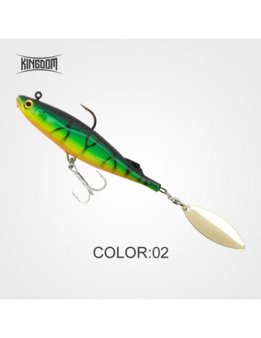 Силиконовая приманка с тейлспиннером,...