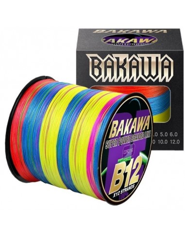 Шнур рыболовный BAKAWA x12,...