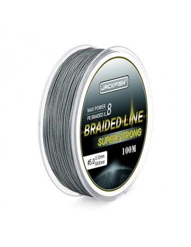 Шнур рыболовный Jackfish x8, 0.12мм,...