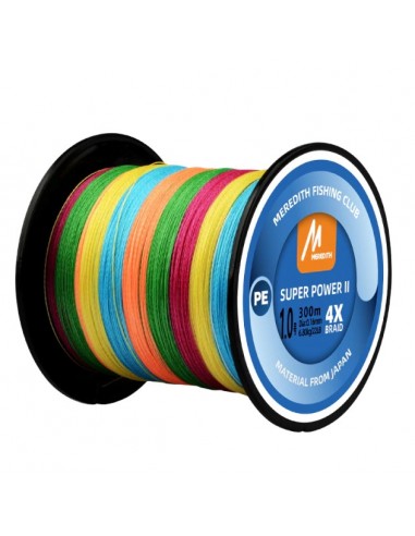 Шнур рыболовный Meredith x4, 0.1мм,...