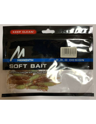 Силикон Meredith Larva 50мм, 10 штук,...