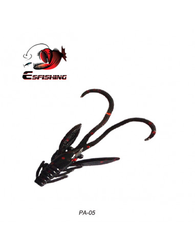 Силикон ESFISHING HOG40, 10 шт, 45мм,...