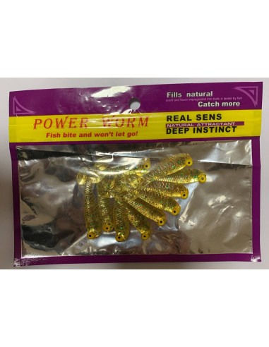 Силикон Power Worm, 45мм, 10 шт, цвет 02