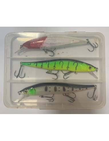 Набор воблеров в боксе (3 шт), 100мм