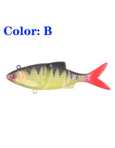 Силиконовая приманка сегментная,...