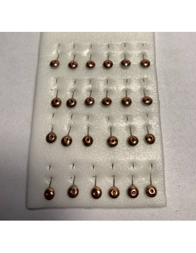 Мормишка лита вічко, 0,2г, колір мідь