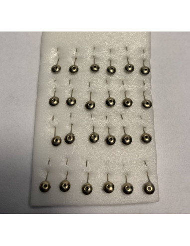 Мормишка лита вічко, 0,2г, колір срібло