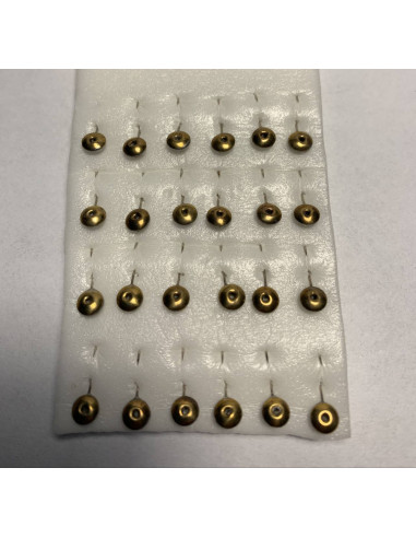 Мормишка лита вічко, 0,4г, колір золото