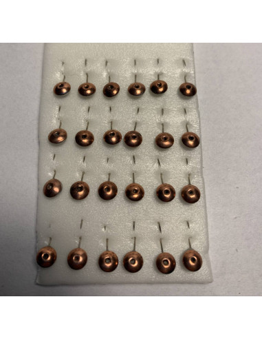 Мормишка лита вічко, 0,6г, колір мідь