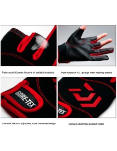 Рукавиці риболовні Daiwa,... 2