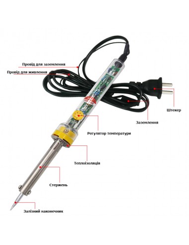 Мощный паяльник с заземлением и...